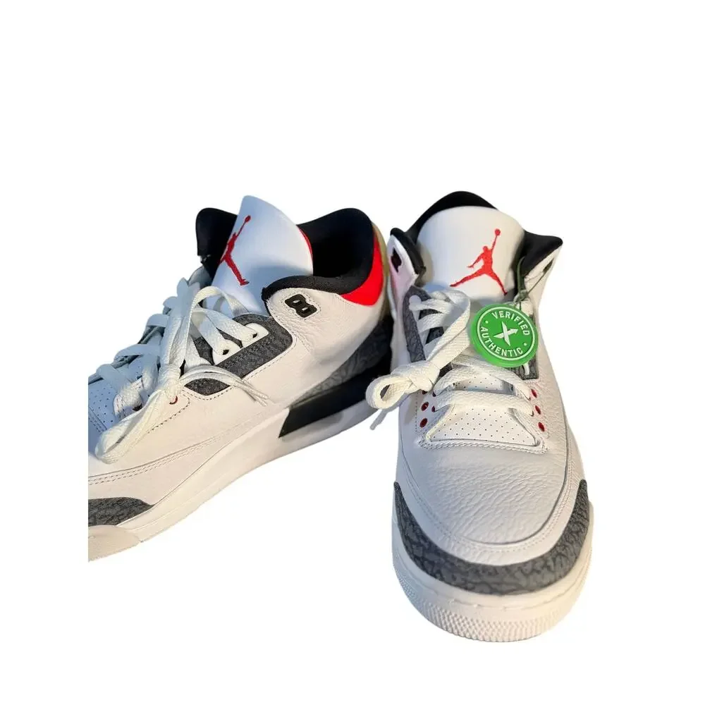 AIR JORDAN 3 RETRO SE JP JAPAN WHITE FIRE RED BLACK DENIM 2020 Men Size 11